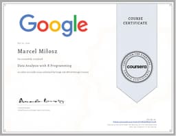 Google specialization certificate - 7